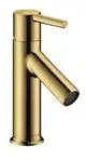 AXOR-HG-AXOR-Starck-Einhebel-Waschtischmischer-80-mit-Hebelgriff-fuer-Handwaschbecken-mit-Zugstangen-Ablaufgarnitur-Polished-Gold-Optic-10102990 gallery number 1